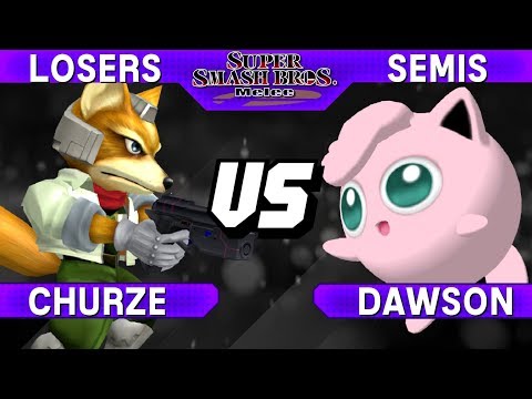 Smash Melee - Churze (Fox) vs Dawson (Puff) - S@LT 191 Losers Semis