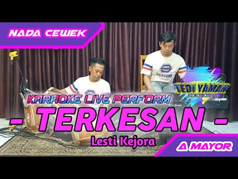 Terkesan - Lesti kejora karaoke nada cewe A mayor