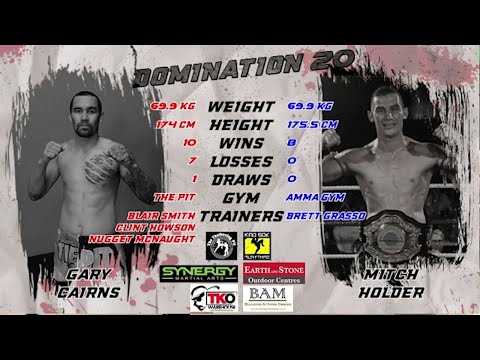 Gary Cairns Vs Mitch Holder - Domination 20