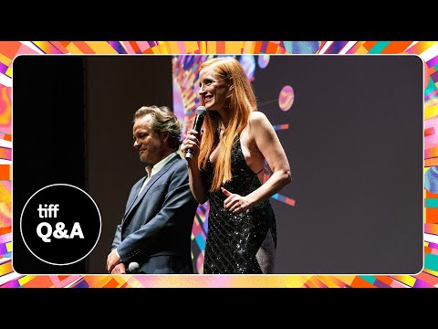 Thumbnail of the video: TIFF 2023 Q&A with Jessica Chastain and Peter Sarsgaard