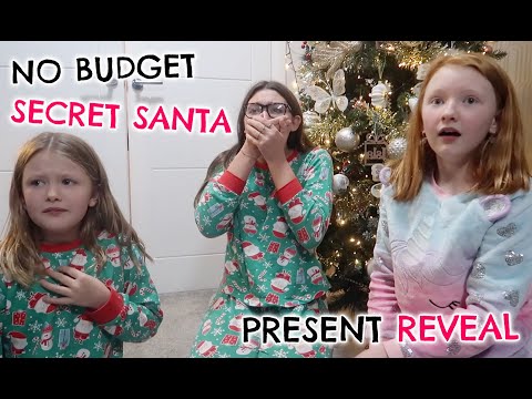 NO BUDGET SECRET SANTA PRESENT REVEAL | CHRISTMAS EVE SPECIAL