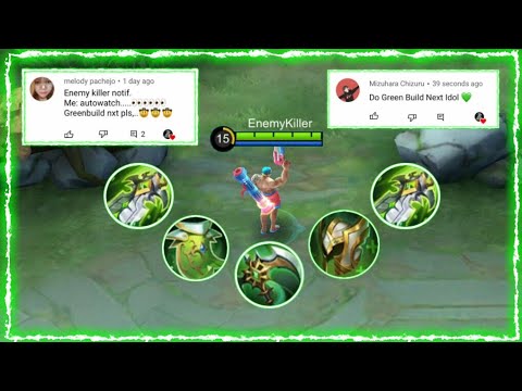 CLINT GREEN BUILD CAN 2 SHOT? | CLINT GREEN BUILD GAMEPLAY | MLBB