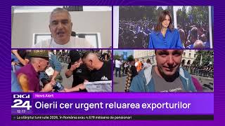 Protestul oierilor s-a mutat la Guvern. Cezar Gheorghe: „Foarte mulți vor da faliment”