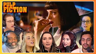 ICONIC &#39;Uncomfortable Silence&#39; REACTIONS 🚬 Pulp Fiction (1994) Movie Reaction Compilation Mashup