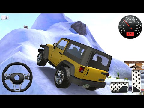 Extreme SUV Driving Simulator 2021 - Snow Offroad Mountain 4x4 Jeep Hill Drive - Android GamePlay