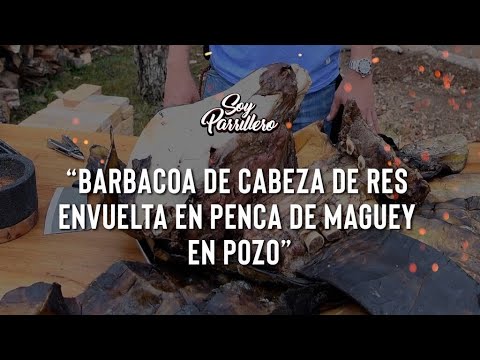 How to prepare beef head barbecue in a pit