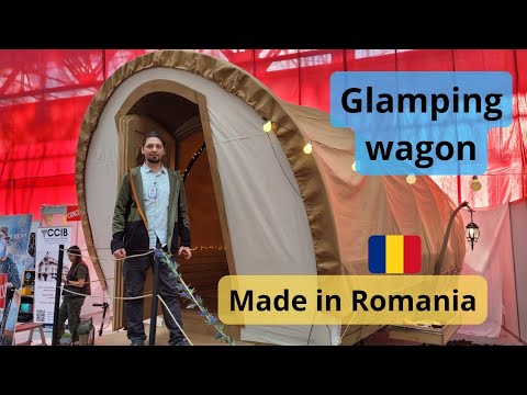 Glamping wagon by NEST. Made in Romania.