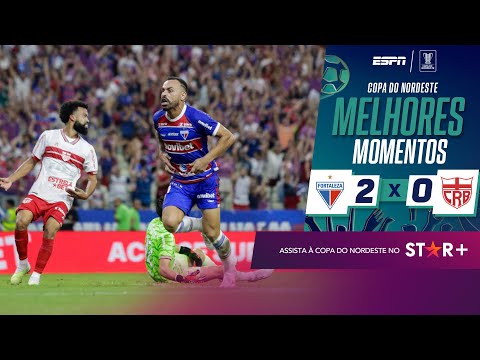 Gols e lances de Fortaleza x CRB