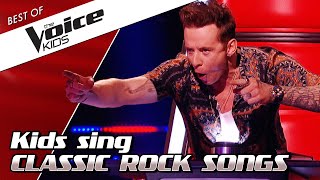 TOP 10 | ROCK ON! These KIDS know their CLASSICS in The Voice Kids! 🤘