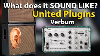 Video thumbnail for Verbum Entropic Hall | United Plugins | Vintage Reverb Plugin by Lonely Rocker