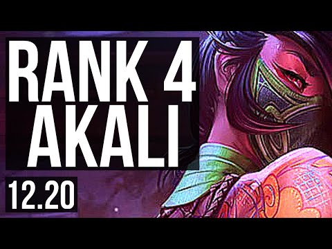 AKALI vs ZED (MID) | Rank 4 Akali, Legendary | TR Challenger | 12.20
