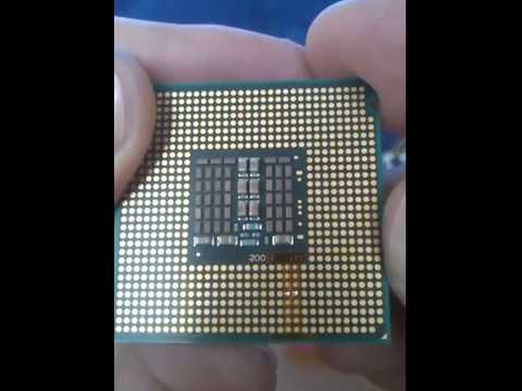 LGA 771 to 775 MOD Xeon sticker adapter attaching and mounting