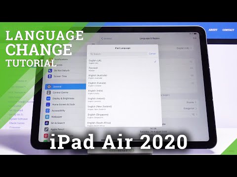 How to Change Language on iPad Air 2020 – Language Settings