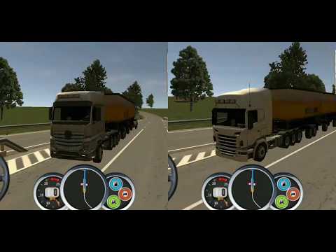 Euro Truck Driver 2018 - Mercedes Actros vs Scania R580 with double trailer | Realistic Games