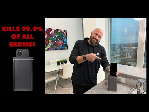 Máy khử trùng điện thoại  Simplehuman Cleanstation - Làm sạch nhanh trong 30 giây