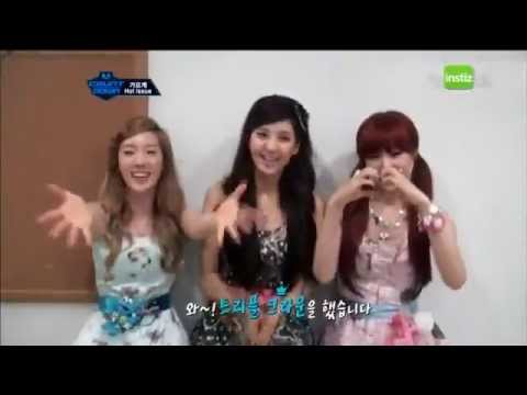 20120607 Girls' Generation TTS -  HOT ISSUE @ M!Countdown