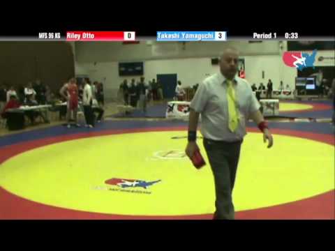 96 KG Consolation R2 - Riley Otto CAN vs Takeshi Yamaguchi JPN