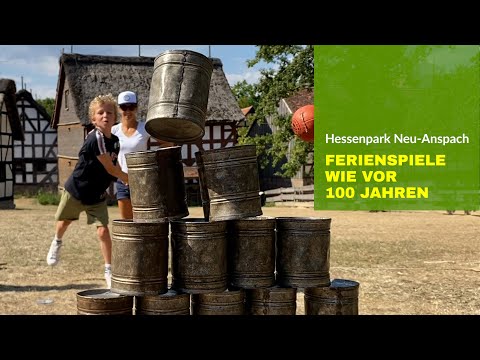 Ferienspiele wie vor 100 Jahren im Hessenpark in Neu-Anspach