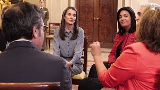 Audiencia a una representación de la Fundación Occident y galardonados de la 7ª edición de los Premios a la Investigación Jesús Serra