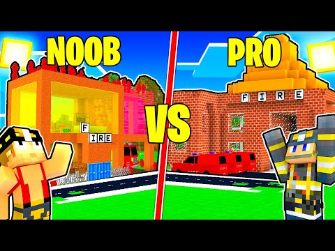 POMPIERI NOOB CONTRO POMPIERI PRO! - Minecraft ITA