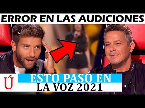 El imperdonable error de La VOZ 2021 con este aspirante por parte de Alejandro Sanz y Pablo Alborán