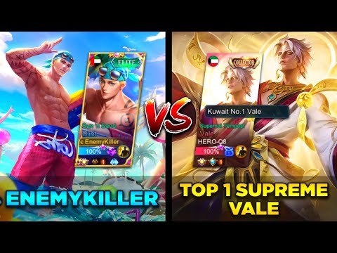 EnemyKiller Vs Top 1 Kuwait Supreme Collector Vale - MLBB