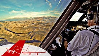 Boeing 747-400 Quito Landing - Pilot's View