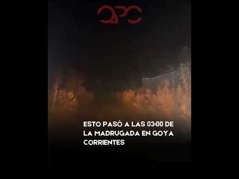 Esto pasó a las 03:00 de la madrugada en Goya corrientes #Viral #Parati #viralchallenge #parati