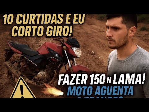 Fazer 150 na estrada de terra