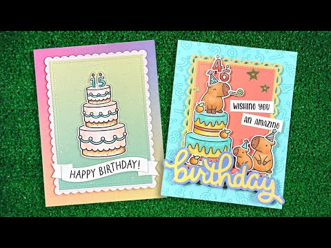 Intro to Cake It Easy, Cake It Easy Add-On, Henry's Build-A-Sentiment: Birthday