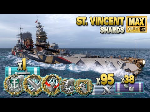 Battleship St. Vincent: Slow start, furious ending - World of Warships