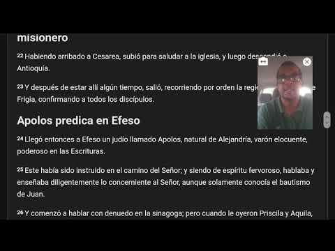 Apolos predica en Efeso con gran sabiduría - Lectura Comprensiva de la Biblia Hechos 18:24-28