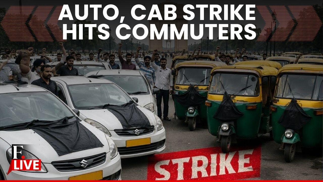 DELHI STRIKE LIVE: Auto, Cab Strike Stalls Delhi NCR Region, Commuters Badly Affected | N18G