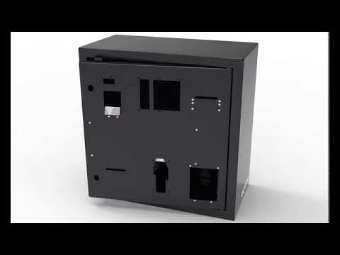 Sheet Metal Electronics Enclosure Box Animation 1