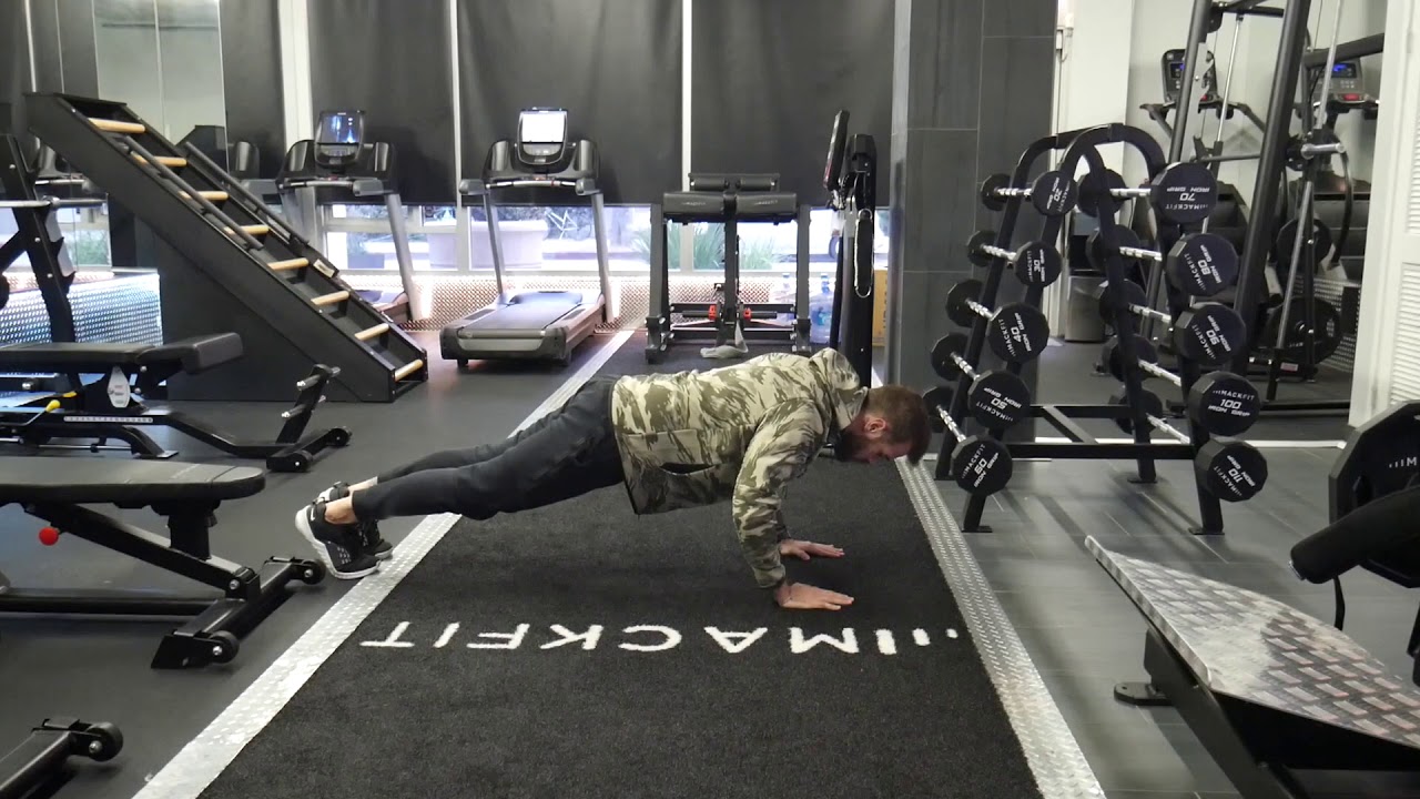 How to perform: Eccentric push up