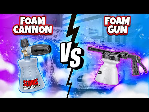 Foam Cannon vs Foam Gun: What's The Difference?