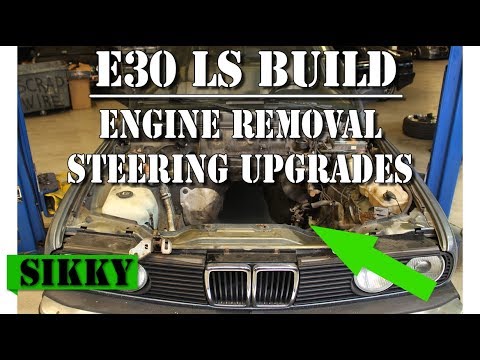 BMW E30 LS2 Build Pt 2 | E36 Steering Shaft & Rack Upgrade | SIKKY Manufacturing