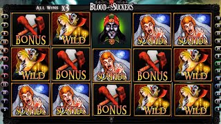 BIG WIN Slot Blood Suckers | Bonus & Free Spins Feature Pays HUGE!