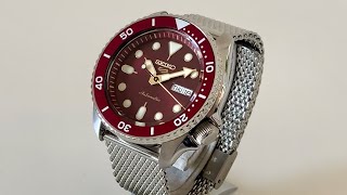 Seiko 5 Sports [SRPD69K1] Red Dial Watch Review!