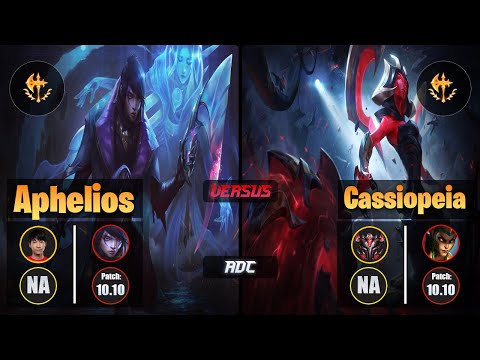 Cody Sun APHELIOS (ADC) [Conqueror] VS CASSIOPEIA - Grandmaster NA Patch 10.10