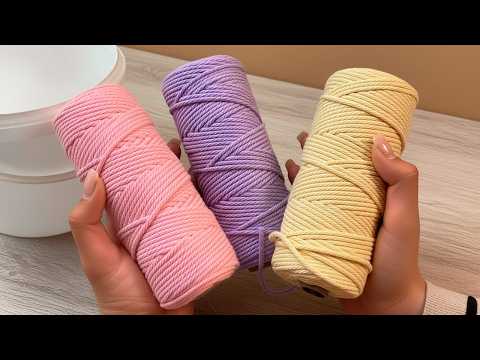 ES ŠO REDZĒJU DĀRGĀ VEIKALĀ UN PATI UZGATAVOJU!😍 MAKRĒMA GROZIŅA IDEJA! PAŠDARINĀTS MĀJAS DEKORS!