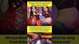 Shreya Ghoshal RESPONDS to backlash for saying she won't sing. #viral #bollywood #news