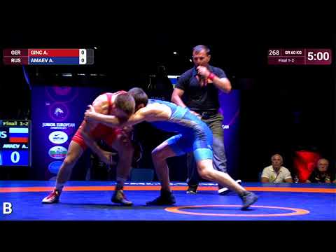 GOLD GR - 60 kg: A. GINC (GER) v. A. AMAEV (RUS)