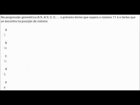 progressão geométrica FCC