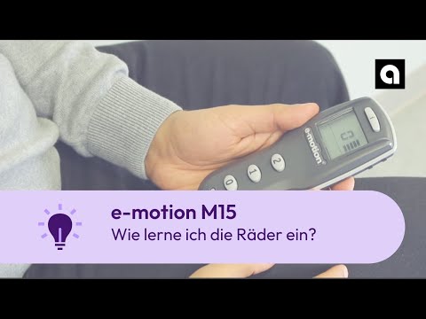 e-motion M15 | Räder einlernen