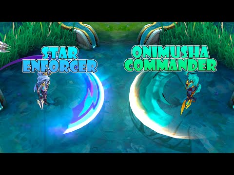 Alpha Star Enforcer VS Onimusha Commander Skin Comparison