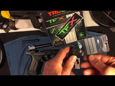 WALTHER PPQ/P99 TruGlo TFX Sight Upgrade:Install is it Worth the PAIN? 1of 2