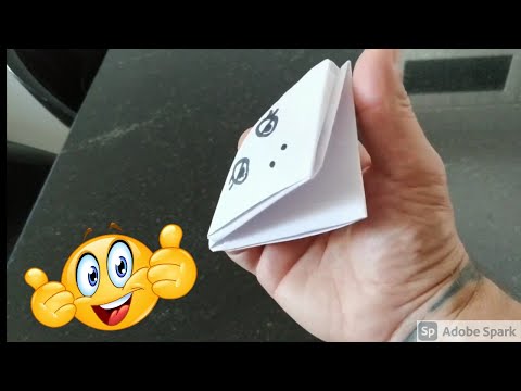 Como fazer um FANTOCHE DE PAPEL muito fácil - passo a passo.