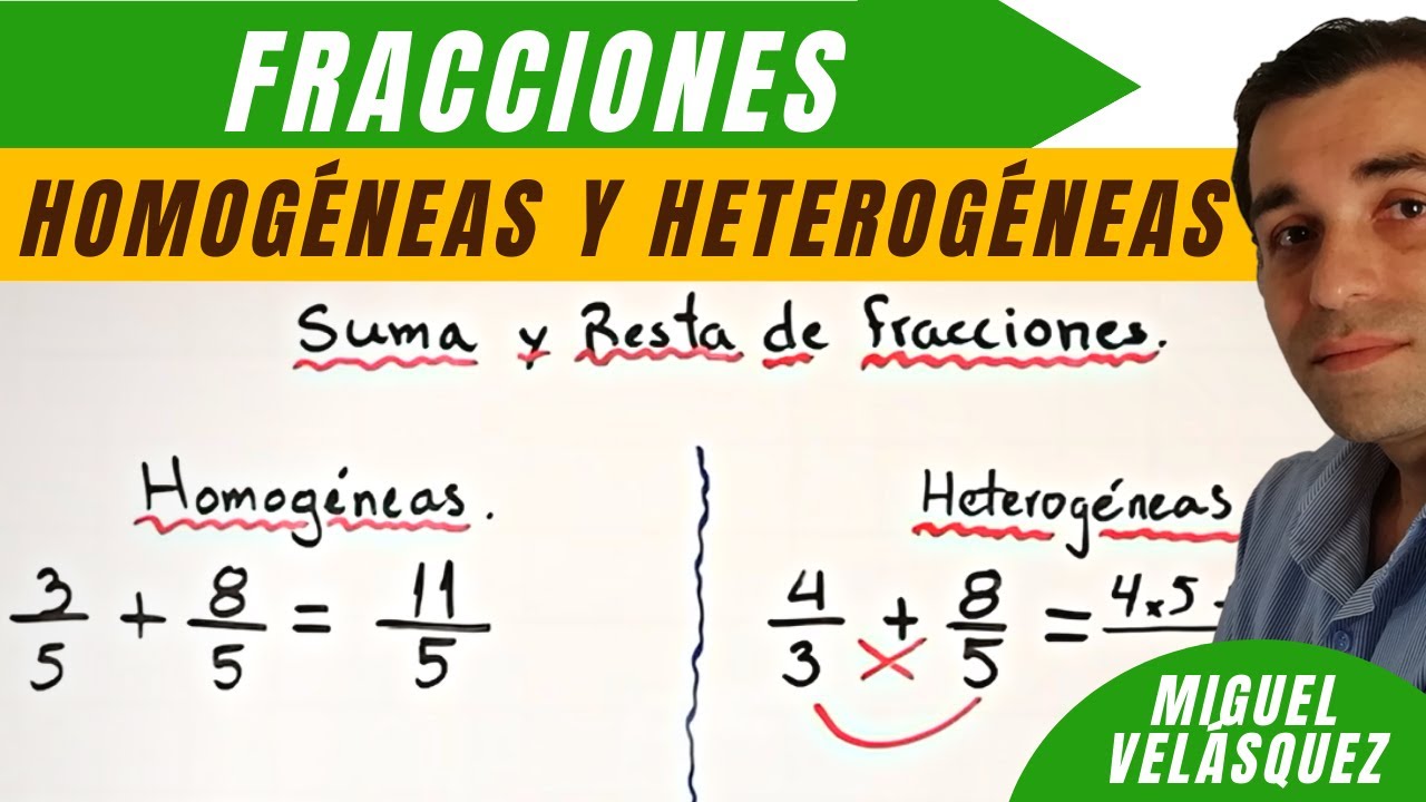 Watch Suma y resta de fracciones homogéneas y heterogéneas - Graficar fracciones - Operaciones fracciones Now Suma y resta de fracciones homogéneas y heterogéneas - Graficar fracciones - Operaciones fracciones