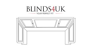 Box Bay Window - How To Measure For Blackout Roller Blinds